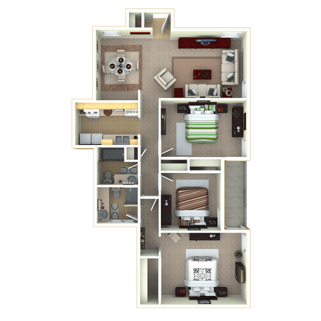 Beringer 696A floor plan