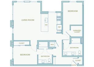 B08 B411 floor plan