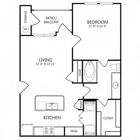 1x1 A3 00235 floor plan