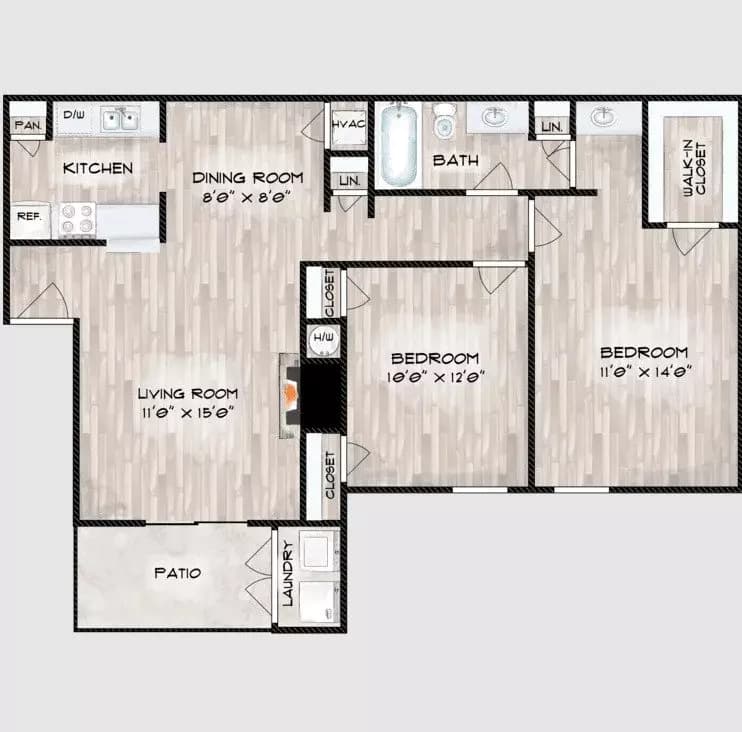 Unit 7109 7109 floor plan