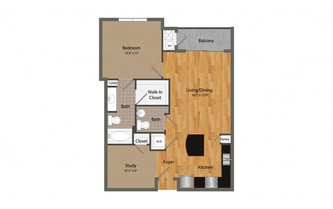 A4 1207 floor plan