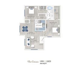 2x1 Premium 124 floor plan