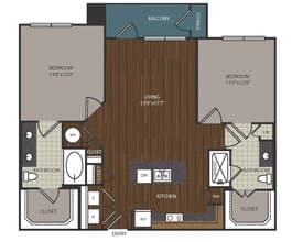 B1.P6 1078 floor plan