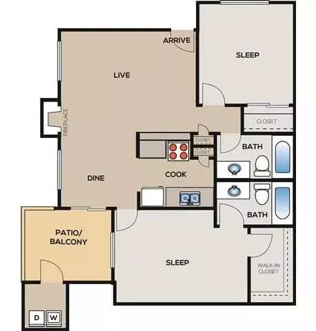 Unit 0227 0227 floor plan