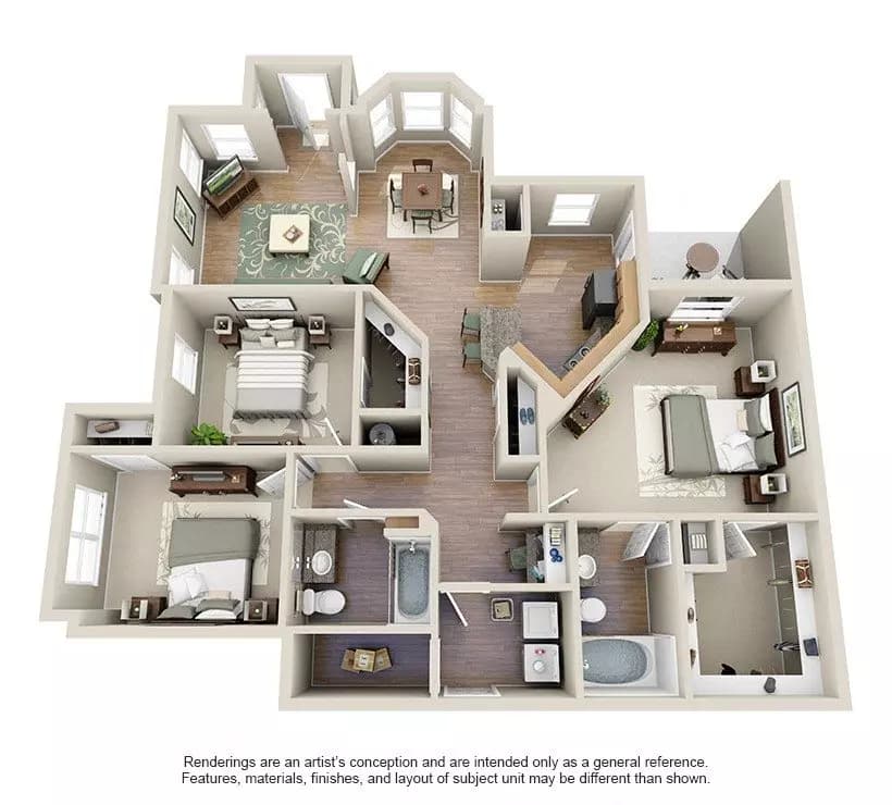 Unit 105 105 floor plan