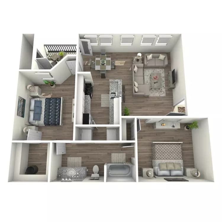 Unit Bolivar Bolivar floor plan