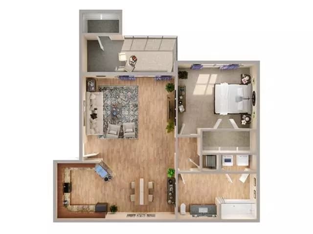 Unit 1131 1131 floor plan