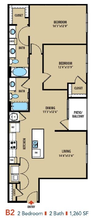 B2 1227 floor plan