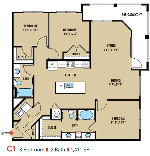 C1 3105 floor plan