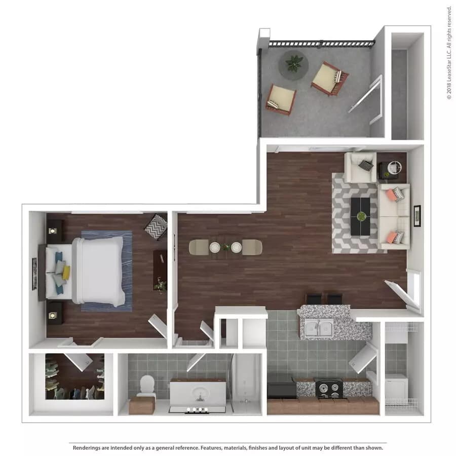 Unit 1716 1716 floor plan