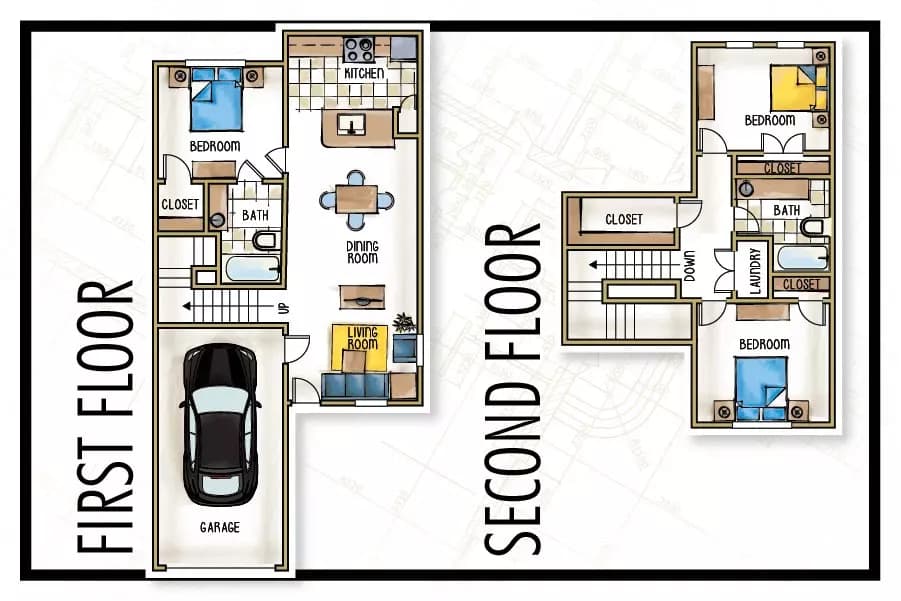 Unit - - floor plan