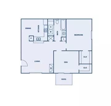 B1 327 floor plan