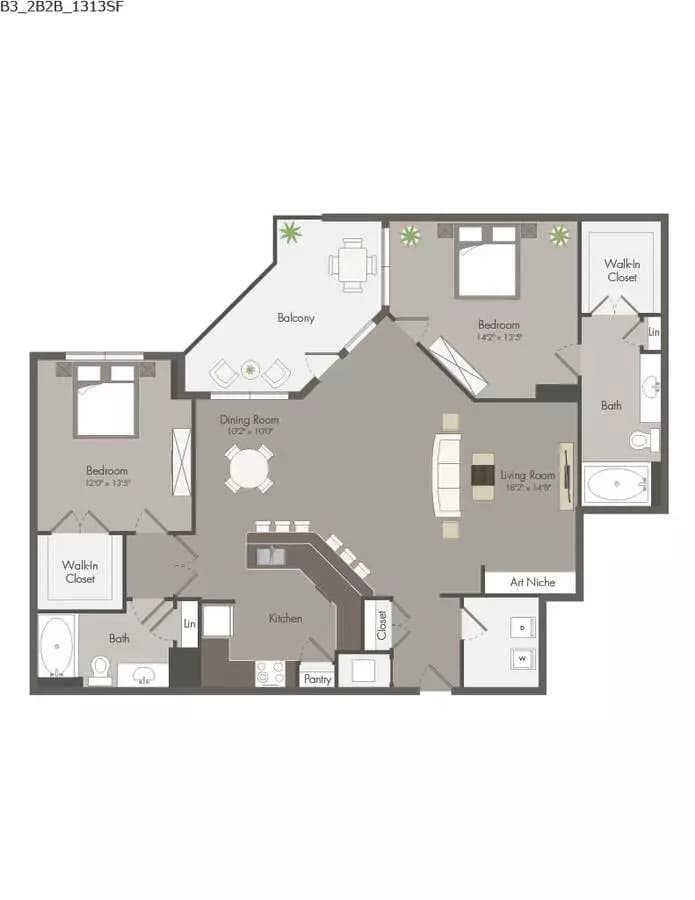 Unit 416 416 floor plan