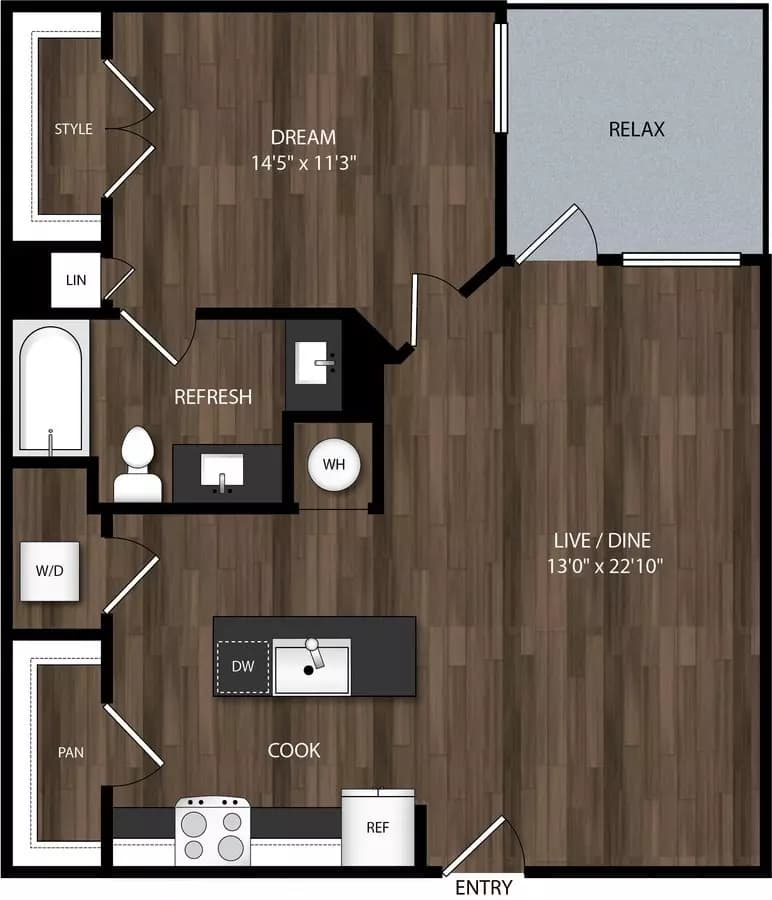 Unit 1209 1209 floor plan
