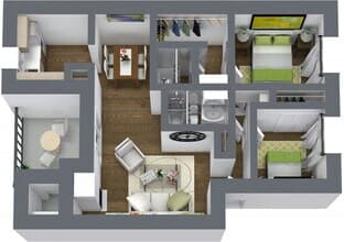 B2 Classic 0609 floor plan