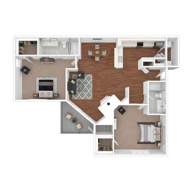 B2 1611 floor plan