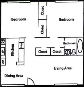 Unit - - floor plan