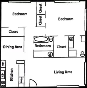 Unit - - floor plan