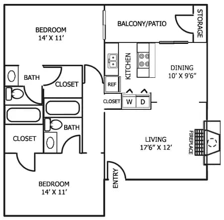 Unit 2150 2150 floor plan