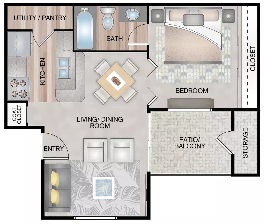 Unit 1523 1523 floor plan