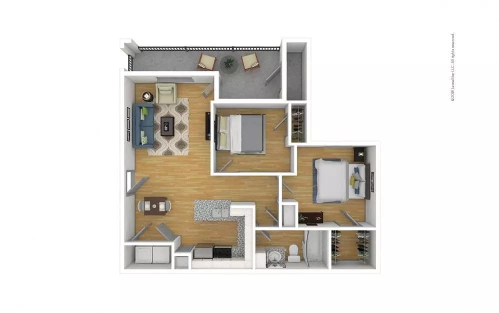 The Hickory floor plan