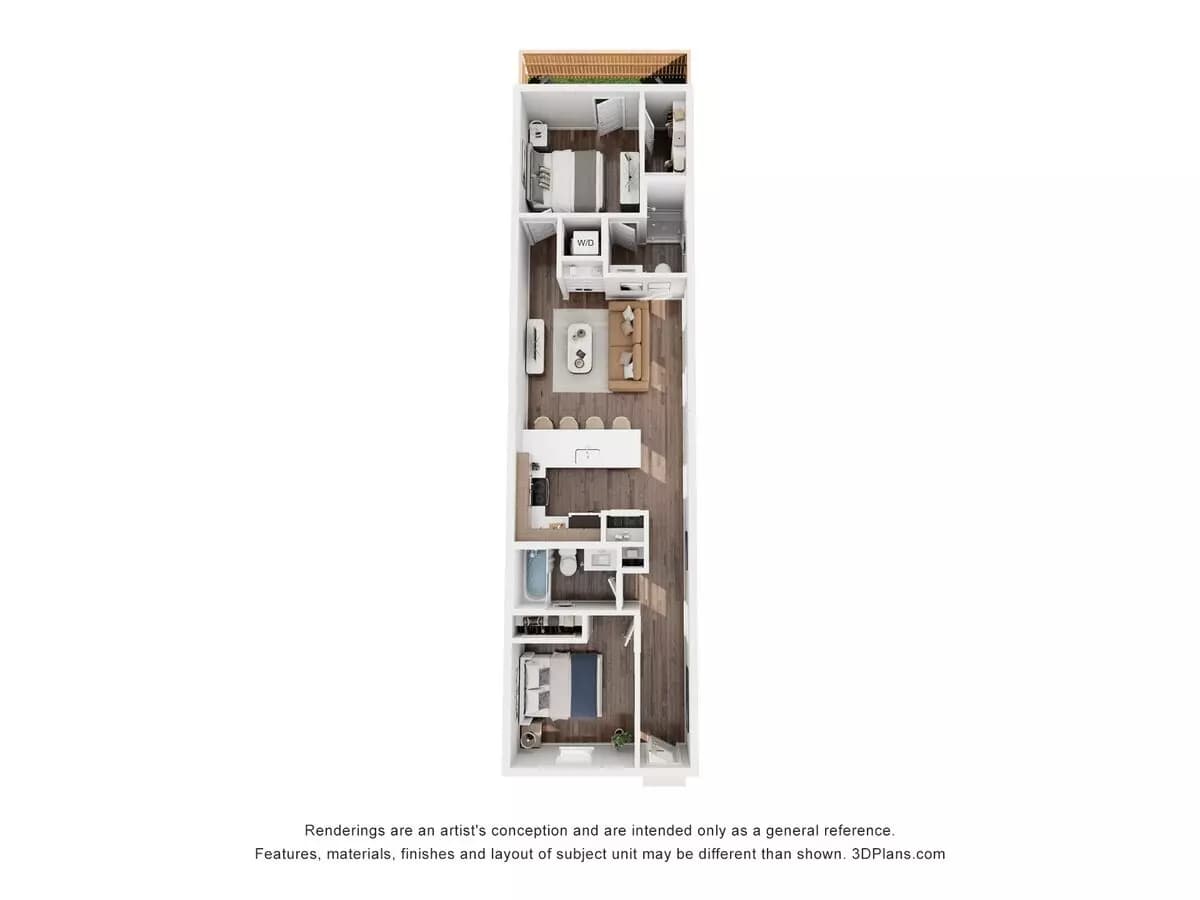 Unit 1118TAV2 1118TAV2 floor plan