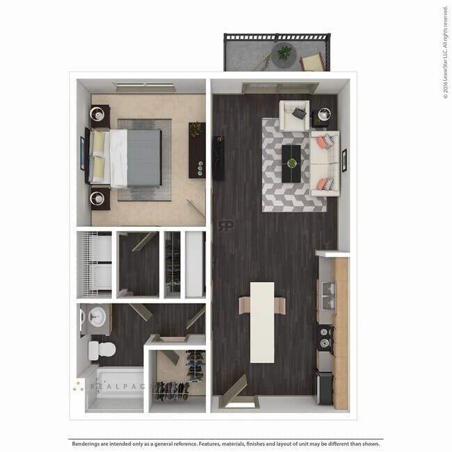 1 Bedroom - A1 2304 floor plan