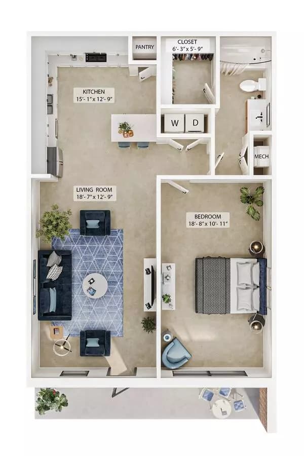 Unit 2303 2303 floor plan