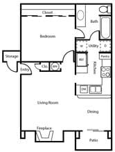 SPA - Bonita 213 floor plan
