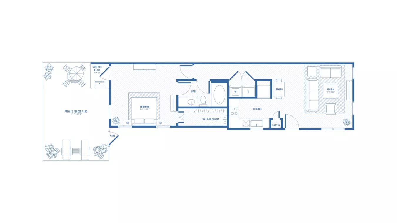 Unit 402A 402A floor plan