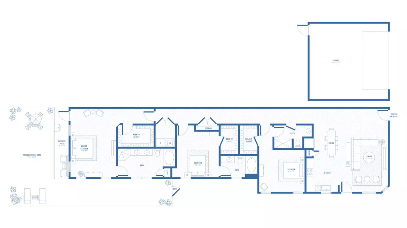 Unit 928B 928B floor plan