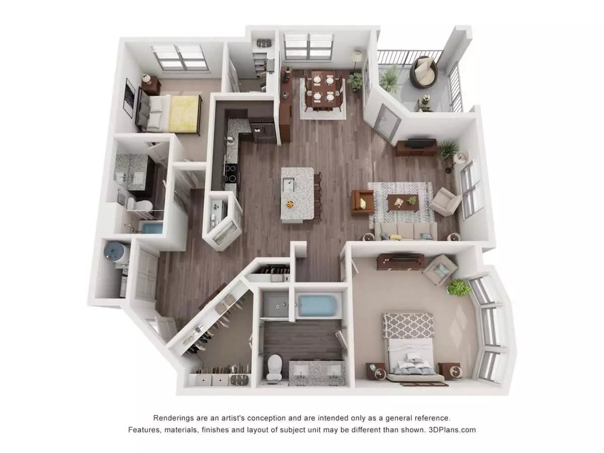 B3 4302 floor plan