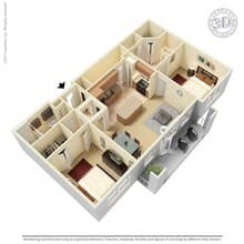 The Pedernales floor plan