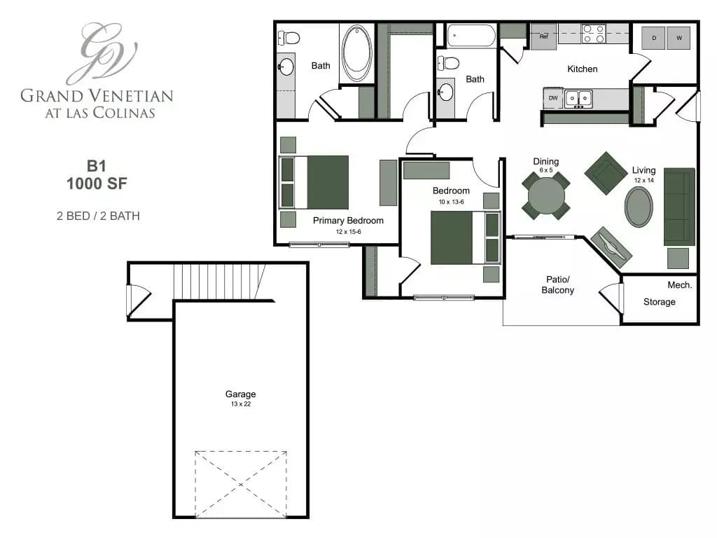 B1 2232 floor plan