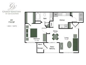 A1 1527 floor plan