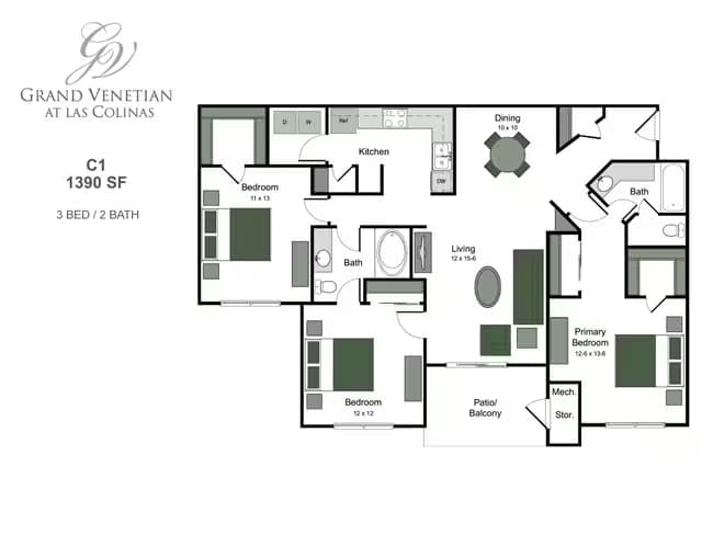 C1 0612 floor plan