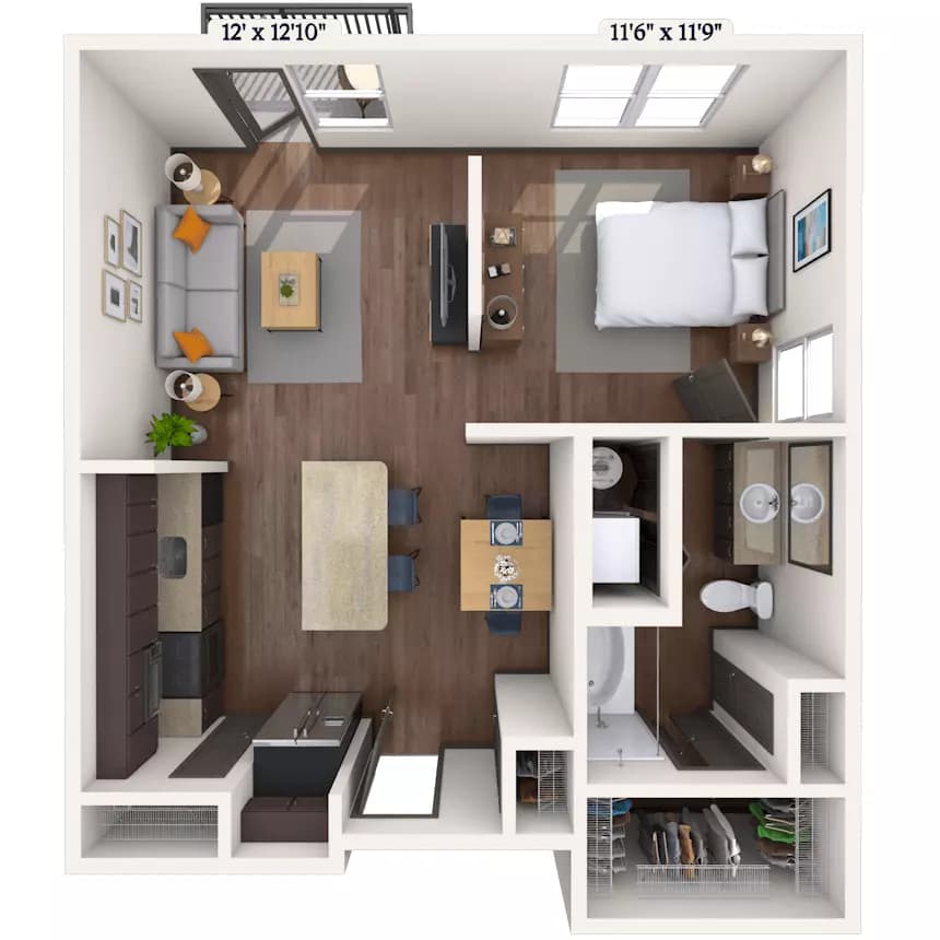 Unit 1404 1404 floor plan