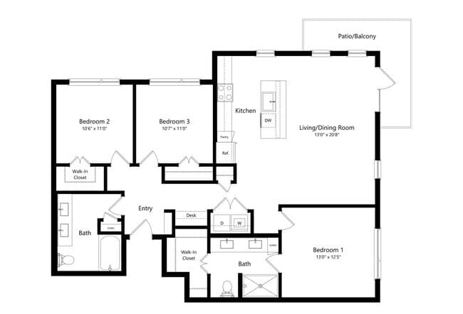C1 1437 floor plan