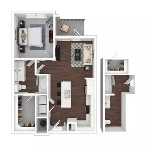 Unit 1217 1217 floor plan