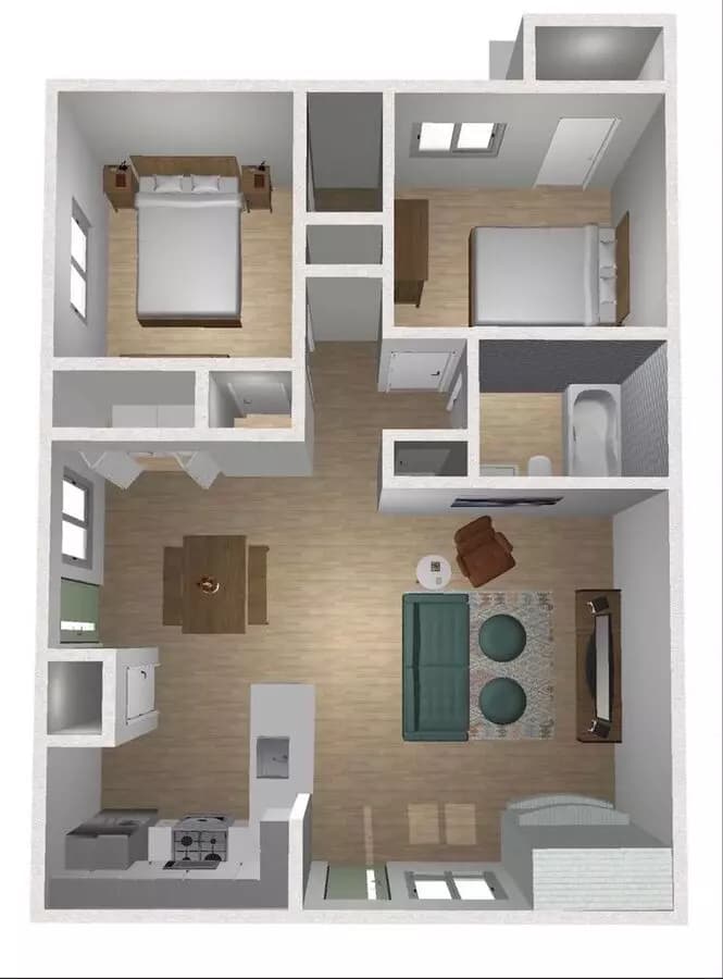 Unit 905CA 905CA floor plan