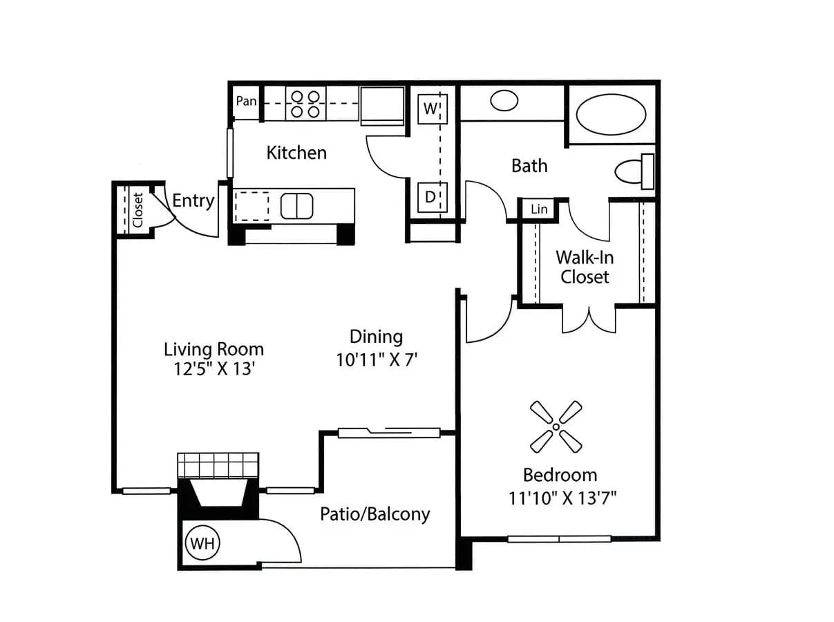 Unit 1723 1723 floor plan