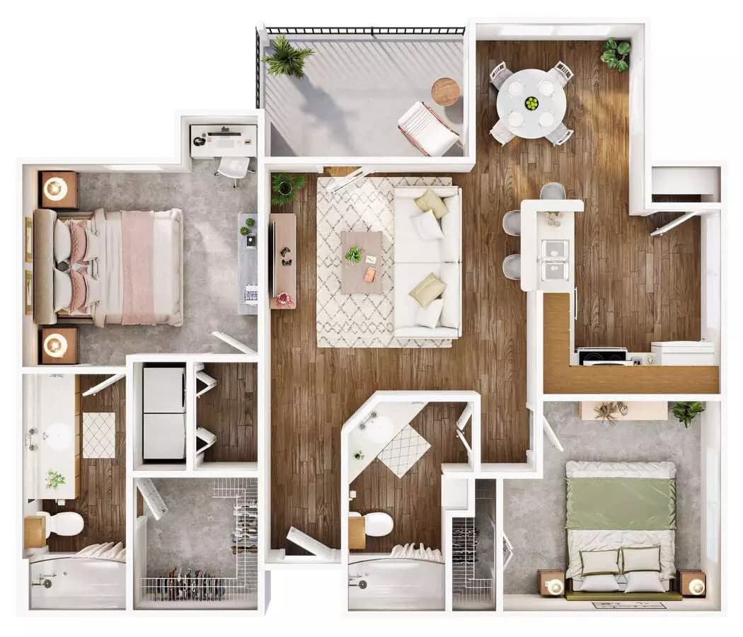 Unit 0733 0733 floor plan