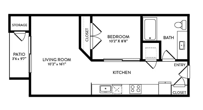 Unit 6311 6311 floor plan