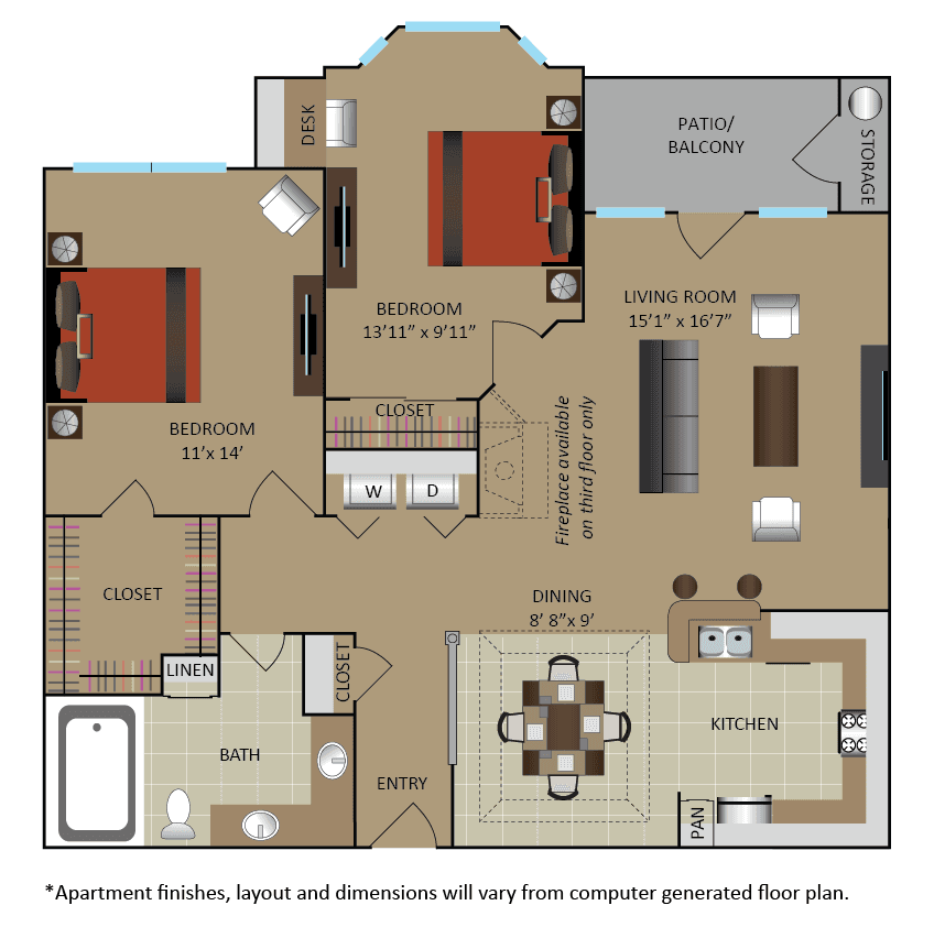 Unit 02108 02108 floor plan