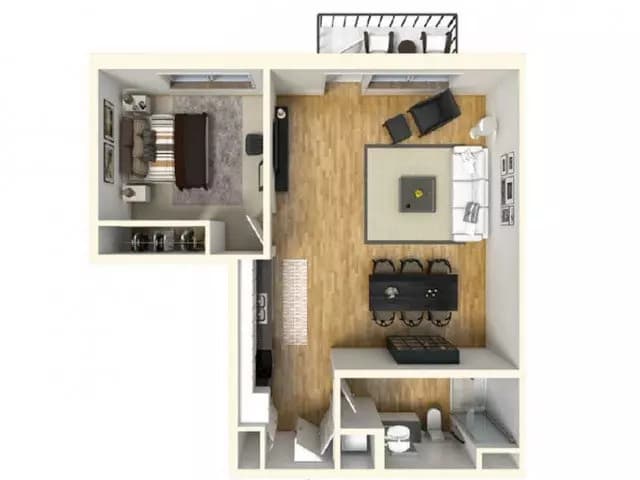 1 Bed • 1 Bath 309 floor plan