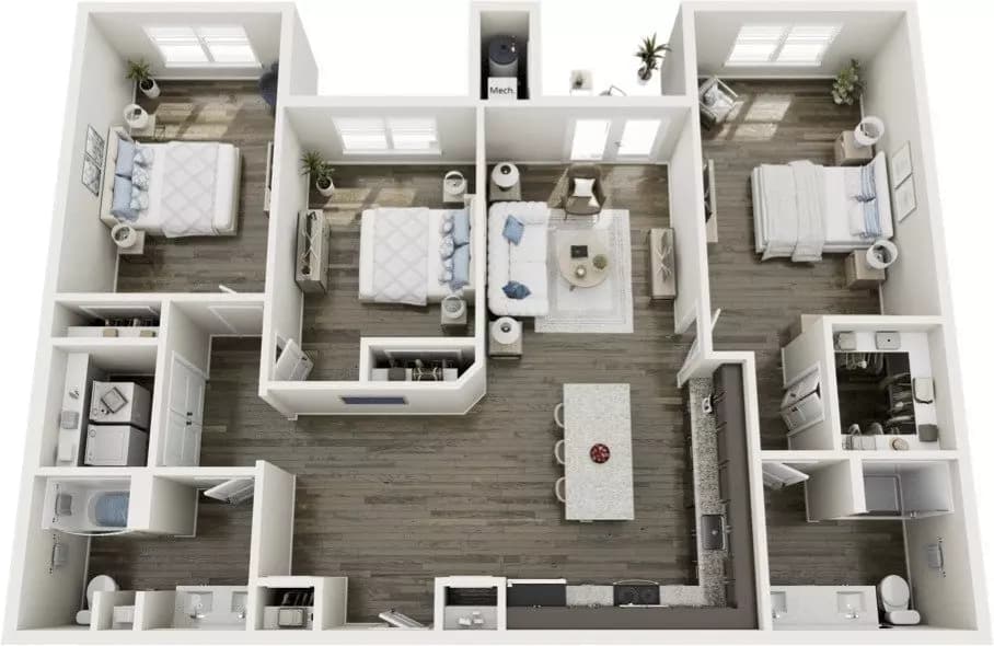 Unit 5208 5208 floor plan