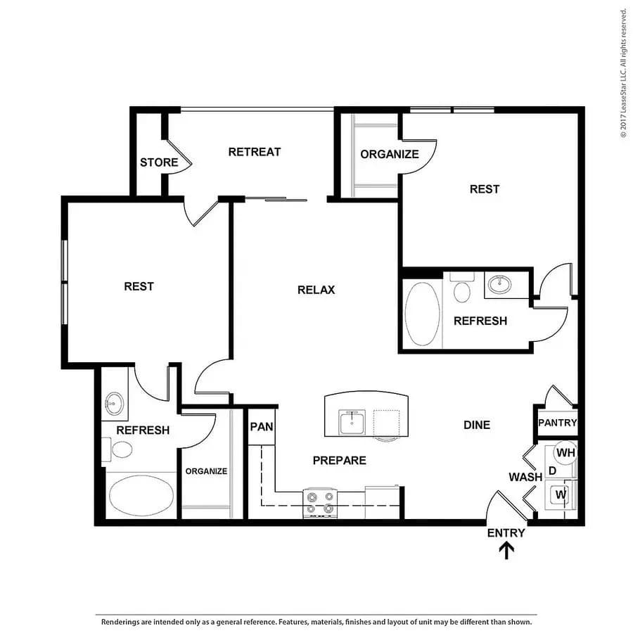Unit 722 722 floor plan