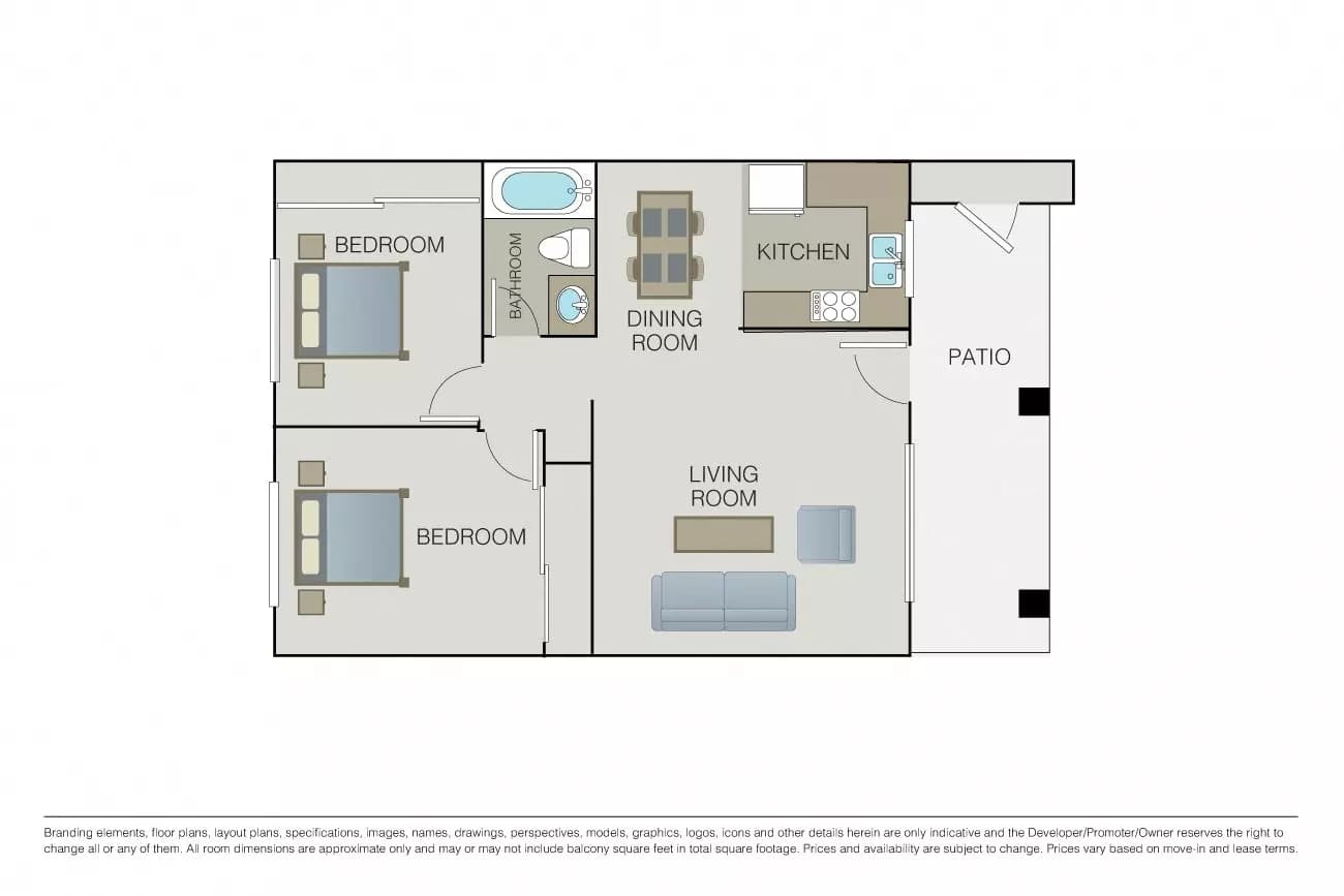Unit AV026 AV026 floor plan