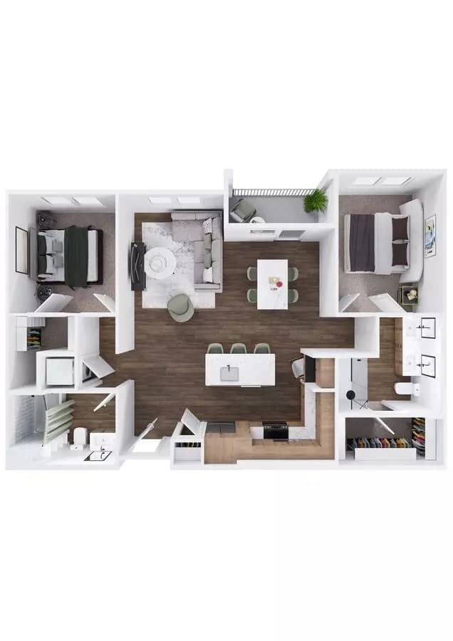 Unit 2217 2217 floor plan