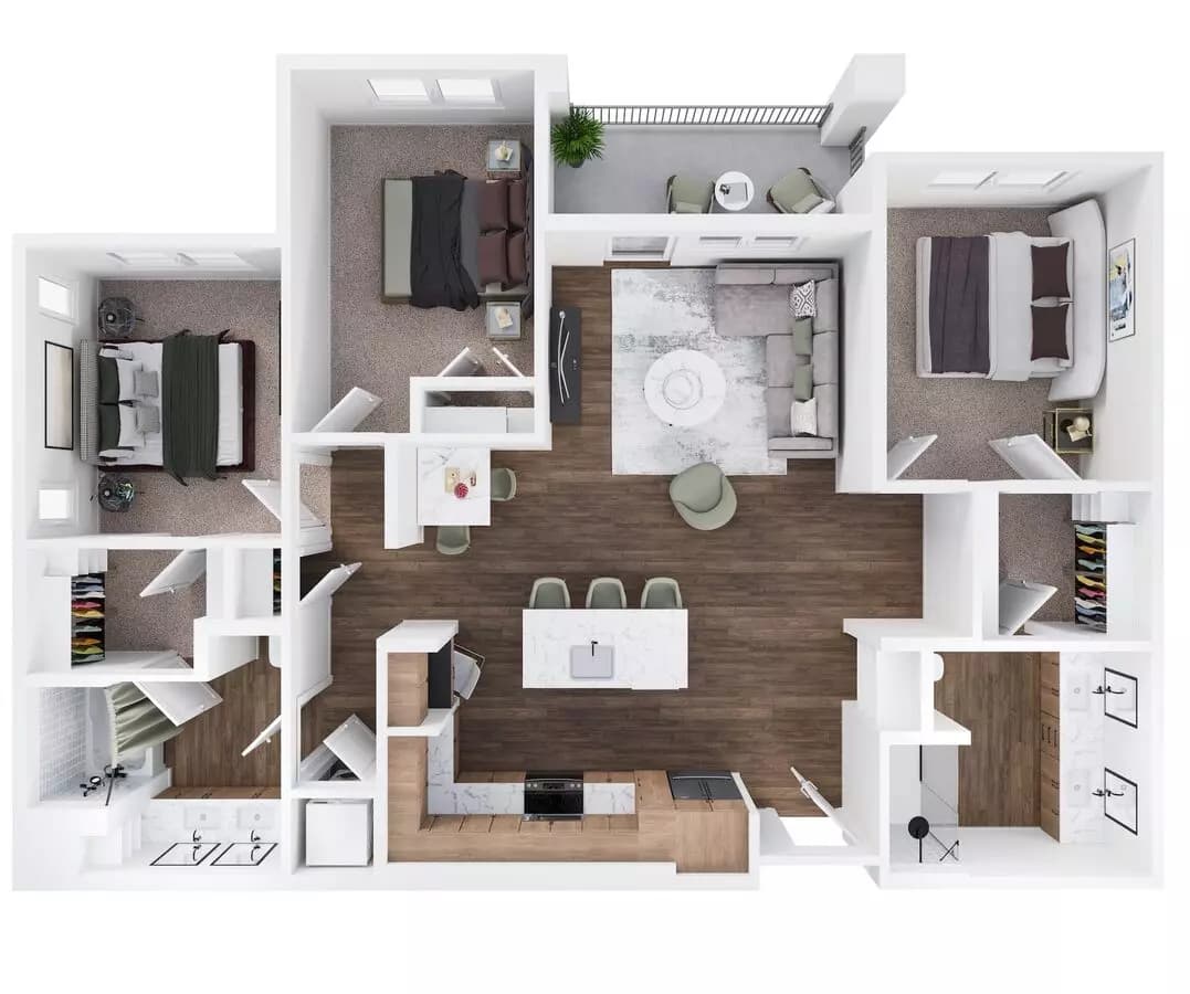 Unit 2219 2219 floor plan